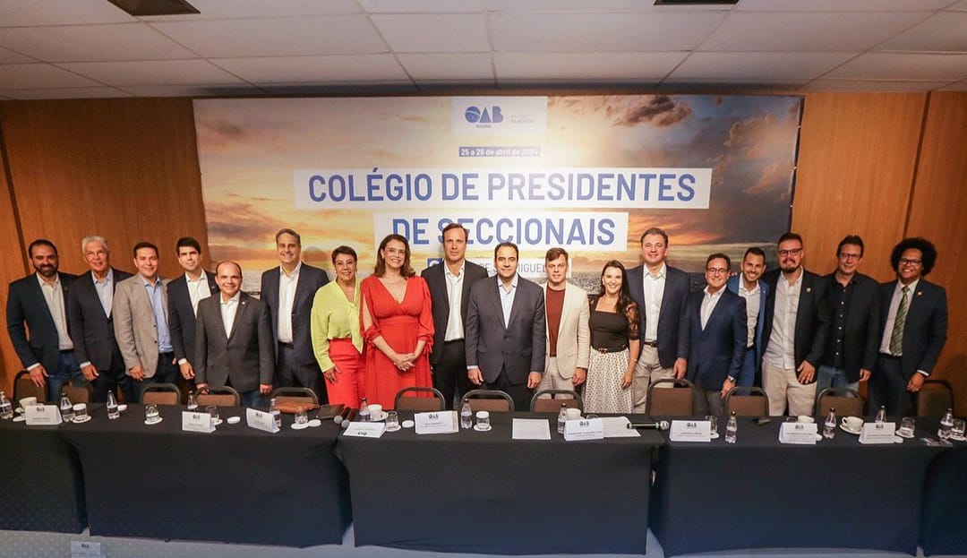 OAB-AP participa do Colégio de Presidentes de Seccionais em Alagoas